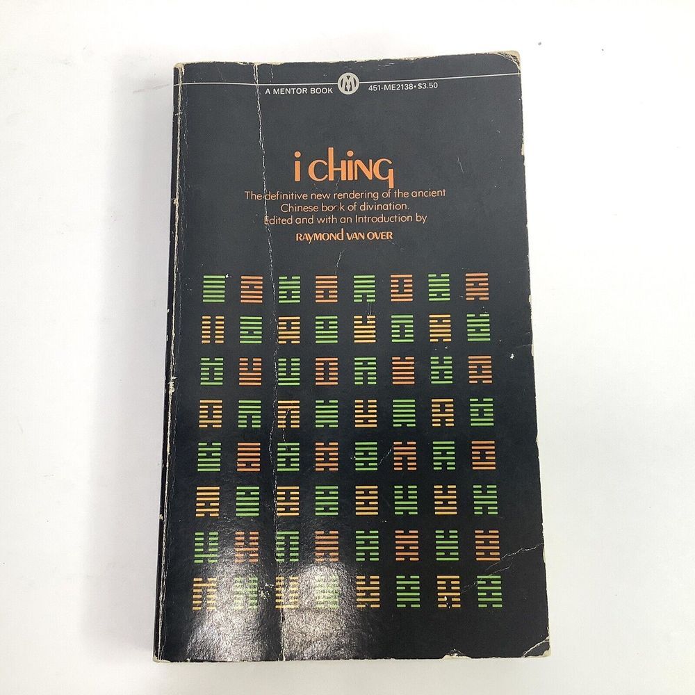 I CHING by Raymond Van Over 1971 Paperback Chinese book of Divination Vintage
